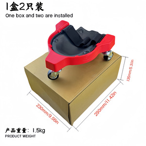 <b>Rolling</b> Knee Pad 220mm X 290mm Shock Absorption For Workers And Bricklayers - Product Image 3