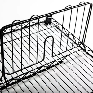 Estantería industrial de cable de acero cromado de 5 niveles con protección contra la corrosión. - Product Image 1