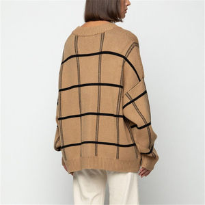 <strong>Cardigan</strong> <strong>Women</strong> Sweater Oversize Jumper V Neck Knitted Thick <strong>Warm</strong> Female Sweaters Elegant Long Sleeve Top <strong>Cardigans</strong> - Product Image 5