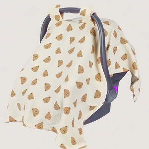 Cache-sun multifonctionnel pour siège auto, pare-soleil, pare-vent, panier de poussette et couverture d'allaitement pour bébé - Product Image 1