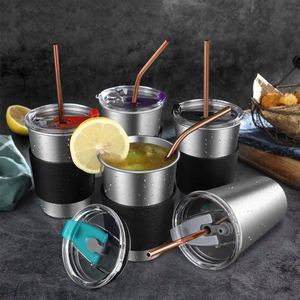 Pailles réutilisables en acier inoxydable 304, droites et courbées, pour fêtes, restaurants et bars – Vente en gros - Product Image 3