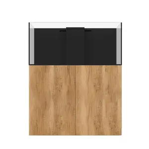 Wholesale 110 Gallon 4ft Ultra-clear Glass Marine Aquarium <strong>Fish</strong> <strong>Tank</strong> with Solid Plywood Stand - Product Image 1