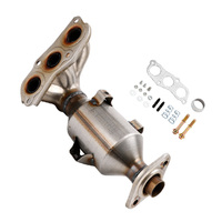 Convertisseur catalytique à trois voies à haut débit pour Peugeot 107 Citroën C1 Toyota Aygo 2005-2014 Tuyau d'échappement avec catalyseur 0342K0