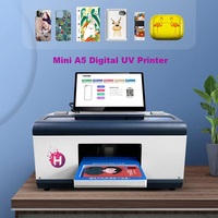 Impresora UV Mini A5 2023 con Tecnología Nueva, Control Móvil por Aplicación, Escaneo de Código QR para Imprimir, Máquina de Impresión UV Automática para Carcasas de Teléfono
