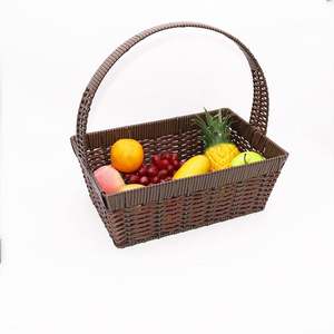 Cesta de Almacenamiento Multifuncional Tejida a Mano de Ratán PP Ecológica al por Mayor - Product Image 2