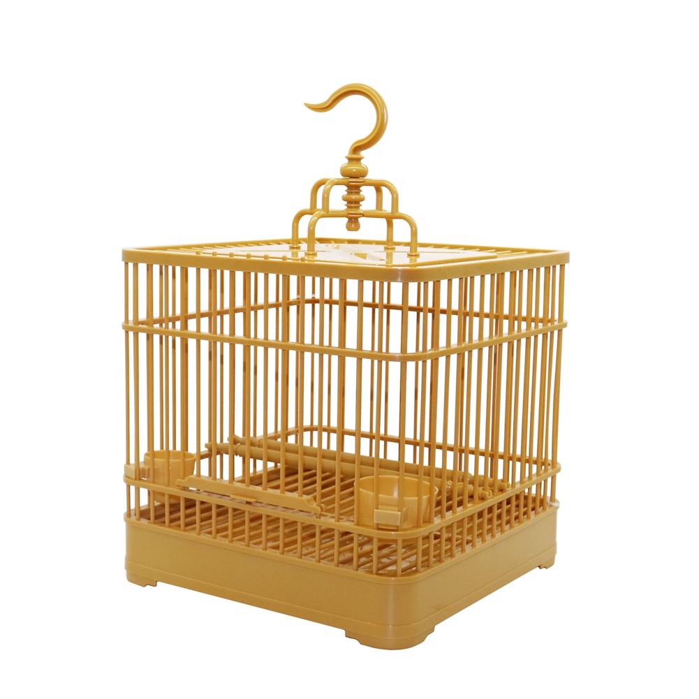 plastic bird cage