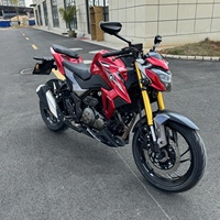 Moto Haojue DR300 300CC, moto de rue, bicylindre, refroidissement liquide, puissance élevée, essence