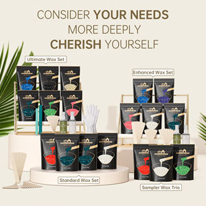 Perles de cire dure sans bandes de qualité professionnelle pour une épilation indolore, cire filmante chaude idéale pour le visage, le maillot, les jambes et le corps entier - Product Image 3