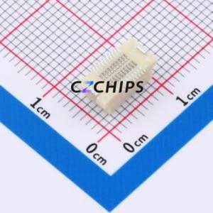 DF17(4.0)-20DS-0.5V(57) Board-to-Board & Backplane Connector SMD,P=0.5mm Connector 0.5mm Vertical Mount 2 300mA - Product Image 2
