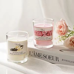 Velas Aromáticas de Cera de Soja al por Mayor, Decoración de Hogar de Lujo Personalizada, Aromaterapia, Velas de Vidrio Hechas a Mano sin Humo para Fiestas y Acción de Gracias - Product Image 4