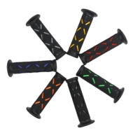 Poignées de guidon universelles de haute qualité 22 mm en caoutchouc écologique antidérapant à prise souple pour moto, VTT, scooter