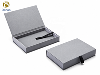 Boîte à parfum en carton rigide avec logo personnalisé, fabrication directe d'usine, design de couvercle et de base, emballage cadeau haut de gamme pour flacons de parfum