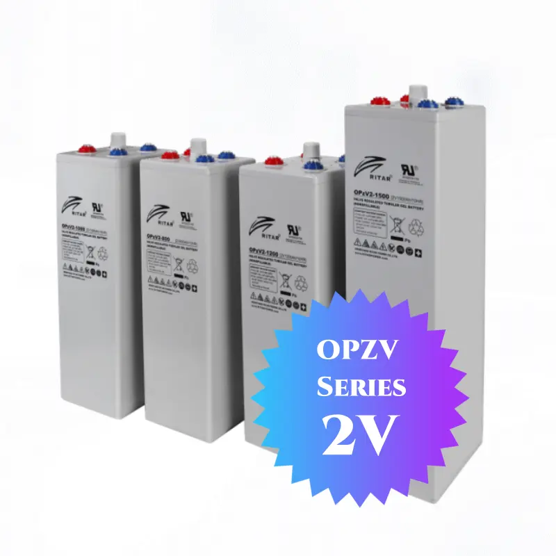 Solar Opzs Opzv batteria tubolare alta Amp batteria Agm 2V 300Ah 2000Ah batteria al piombo