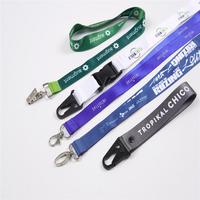 CH Wholesale Sublimation Printing Polyester Lanyards With Logo Custom Certification Keychain OEM ODM ECO Promotion Event Gifts