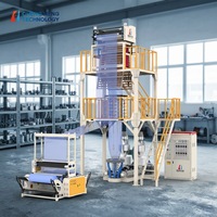 Machine de soufflage de film co-extrudé ABA à deux couches pour ligne de production de film soufflé LDPE HDPE