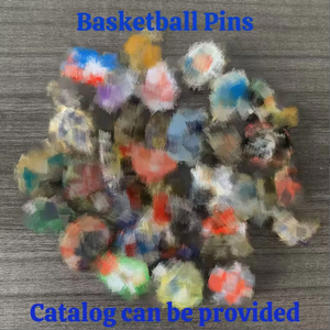 Spille da Basket in Metallo all'Ingrosso Angelo per Tifosi delle Squadre di Basket USA Souvenir Sportivi alla Moda a Tema Croce e Cappellini per Feste di Compleanno - Product Image 3
