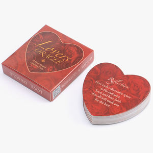 Carte Oracolo dell'Amore di Alta Qualità, Forma a Cuore, Giochi da Tavolo Romantici - Product Image 1