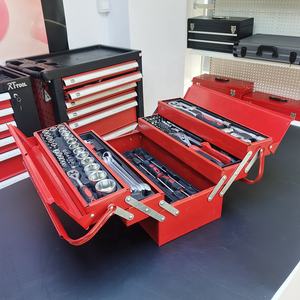 <span class=keywords><strong>128</strong></span> buah peralatan tangan dalam besi dan CR-V Set kotak alat perbaikan mekanik rumah tangga dengan kustomisasi OEM - Product Image 2