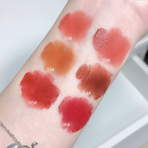 Móc Chìa Khóa Matte <span class=keywords><strong>Lip</strong></span> Trang Điểm Dễ Thương Thỏ Thiết Kế Nhung Son Bóng Lâu Dài Giữ Ẩm Không Thấm Nước Son Bóng - Product Image 5