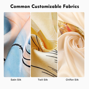 Sciarpa in Seta di Gelso 100% Personalizzabile, Best Seller, Stampa Peonia <span class=keywords><strong>Beige</strong></span> Primavera Estate 2026, Ingrosso, MOQ Basso - Product Image 4