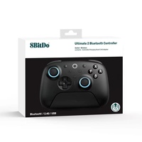 Manette 8Bitdo Ultimate 2 BT de haute qualité avec joystick TMR pour Switch2/PC, manette de jeu avec lumière RVB et joystick TMR