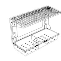 Mangeoire à graines pour oiseaux en acrylique, accessoires de cage pour perroquets, distributeur de nourriture pour oiseaux