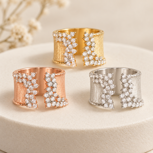 Unisex <b>Ring</b> <b>for</b> Wedding Parties and Daily Wear <b>for</b> <b>Men</b> and Women with Micro Pave Design Anniversary Gift - Product Image 3