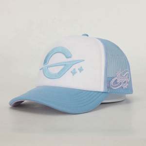 Gorras Trucker de Espuma con Malla de 5 Paneles, Lisas, con Logotipo Bordado en 3D de Alta Calidad, Personalizadas al por Mayor - Product Image 1