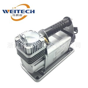 Weitech Heavy Duty Single Cylinder Air Compressor 12V DC For <b>Car</b> Motorcycle Tire <b>Inflation</b> - Product Image 2