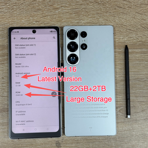 S26 Ultra 22GB+2TB Android 16, Smartphone 5G LTE de Alta Velocidad, Pantalla de 7.<span class=keywords><strong>3</strong></span>" 144Hz, Doble SIM, Últimos Procesadores, Teléfonos Móviles Globales S26 Ultra - Product Image 2