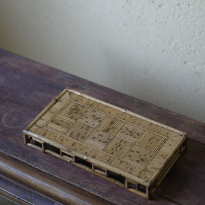 Long bamboo <b>tea</b> table, <b>tea</b> <b>tray</b>, <b>tea</b> table, antique and miscellaneous utensils, Chinese style bamboo small <b>tea</b> table - Product Image 2
