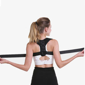 Correttore postura spalla <span class=keywords><strong>e</strong></span> clavicola supporto in poliestere schiena corretta corsetto ortopedico per supporto schiena postura correttore - Product Image 4