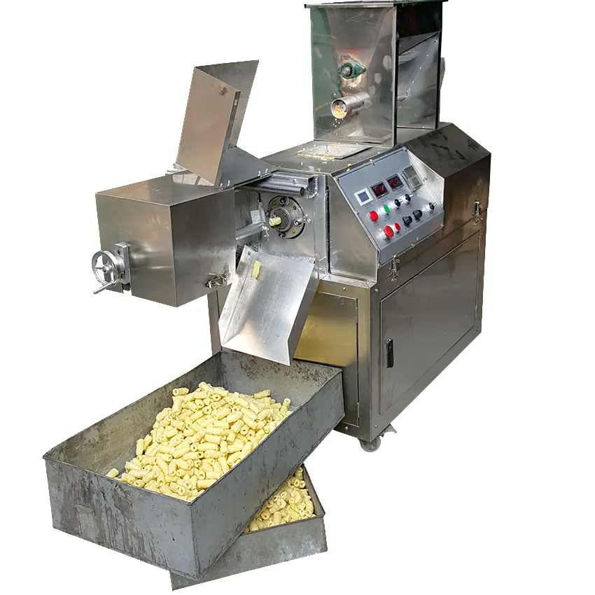 Multifunctional food puffing puffed corn snacks chips protein bar making corn puff making machine corn puff extruder