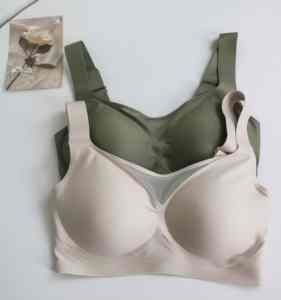 快適なシームレスカップジャケットブラプラスサイズ女性用フルカバレッジ隠しバック脂肪セクシーな日常下着ブラ - Product Image 2