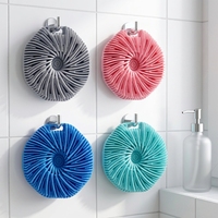 Gant de massage et brosse exfoliante classique en gel de silicone pour le bain, avec mousse abondante et poils doux, pour le dos, unisexe