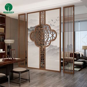 Moontree ที่ตกแต่งลายไม้ไม้สำหรับห้องนั่งเล่น, พาร์ทิชันผนังฉากกั้นตกแต่งภายในสำหรับร้านอาหารโรงแรม - Product Image 6