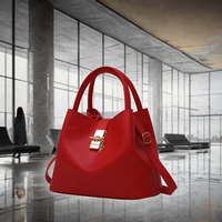 Sac seau à fermeture éclair en PU de luxe, couleur unie, sac à main de créateur pour femmes, sac à main portable, sac messager