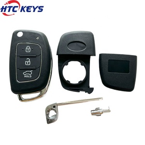 Chất Lượng Tốt Thay Thế Gấp Lật Vỏ Chìa Khóa 3 Nút Chìa Khóa Xe Trường Hợp Bìa Cho H-Yundai - Product Image 5