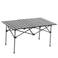 Ensemble de table à manger de pique-nique pliante portable au design moderne de 7 pièces chaises assorties légères et élégantes pour l'extérieur et la cour