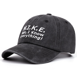 Vaqueros Retro Lavados <span class=keywords><strong>M</strong></span>.I.<span class=keywords><strong>K</strong></span>.E. Gorra de Béisbol Bordada a Mano con Diseño de Corazón, Visera de Poliéster/Algodón, Estilo Casual Hip-Hop, Gorra de Papá - Product Image 2