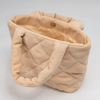 Sac fourre-tout matelassé et rembourré à fermeture éclair sur le dessus, grand format, personnalisé, style mode, pour l'hiver, sac à main et sac à bandoulière, en promotion