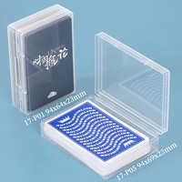Boîte de rangement transparente SUNSHING pour cartes flash, cartes TCG, jeux de cartes à collectionner et cartes d'apprentissage