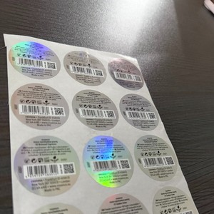 High Security Laser Anti-Counterfeit Labels <b>Tamper</b>-Proof Laser Security Stickers with Unique Serial Number for Brand Protection - Product Image 3