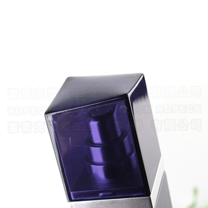 Hopeck 120ml 100ml 30ml 50g sang trọng chăm sóc da chai thủy tinh thiết lập với hình dạng vuông và Lotion bơm Top - Product Image 5