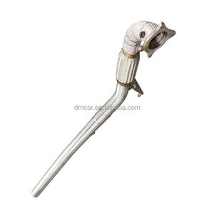 Convient pour Volkswagen <span class=keywords><strong>Golf</strong></span> 6 <span class=keywords><strong>GTI</strong></span> 2.0T 2004-2005 <span class=keywords><strong>Downpipe</strong></span> droit, tuyau d'échappement haute performance - Product Image 1
