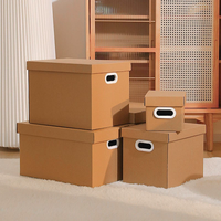Versandkartons aus recyceltem Wellpappe-Material, verstärkte Express-Versandboxen, rechteckige Aufbewahrungsboxen