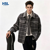 Manteau d'hiver pour homme en laine mélangée à carreaux, double face, réversible, de qualité supérieure, best-seller