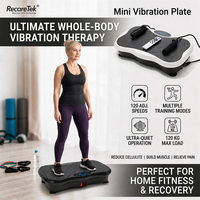 Máquina de Ejercicio Portátil, Plataforma Vibratoria, Equipo de Fitness para Fortalecer Piernas, Plataforma Plegable, Equipo de Terapia, Salud en el Hogar
