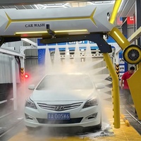 Machine de lavage de voiture électrique entièrement automatique sans contact 360° pour SUV, berline, camionnette, certifiée CE, système de lavage de voiture intelligent
