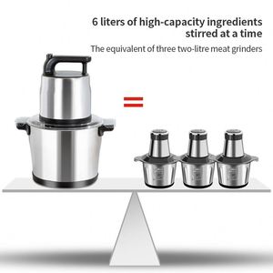 Mélange foufou machine igname <span class=keywords><strong>fufu</strong></span> poundo pounder mélangeur martelant commercial 6l 10l inoxydable, hachoir à viande en acier 12l/ - Product Image 4